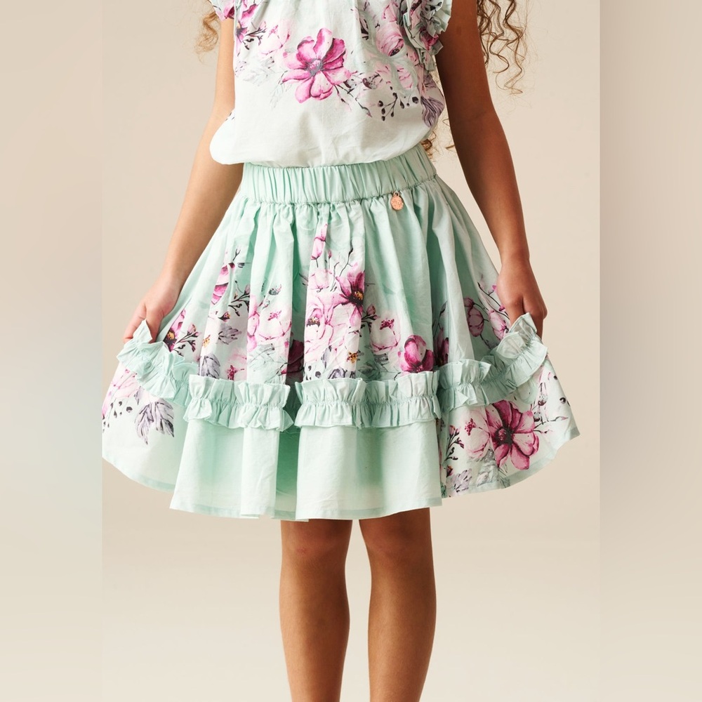 NWT Angel & Rocket Nina Ruffle Hem Skirt